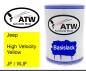 Preview: Jeep, High Velocity Yellow, JF / WJF: 500ml Lackdose, von ATW Autoteile West.